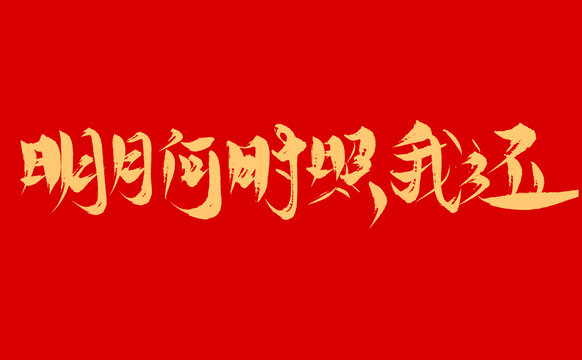 明月何时照我还
