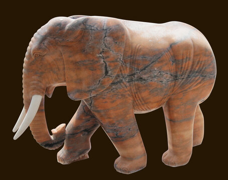 动物大象雕刻玉雕石材工