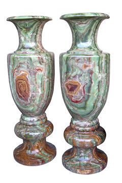 花瓶石材工艺品艺术收藏品