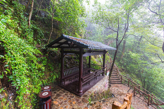 北帝山旅游景区观景亭