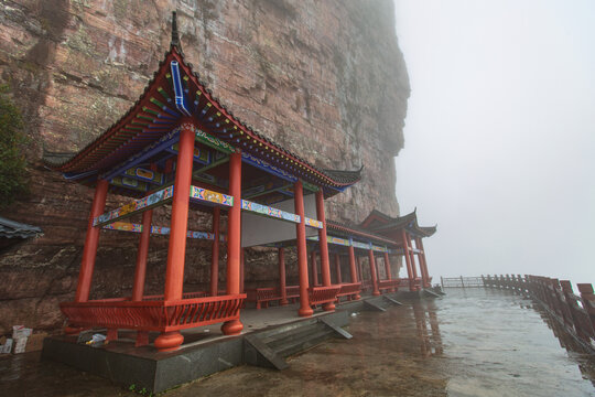 北帝山旅游景区迎客轩