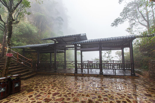 北帝山旅游景区观景亭