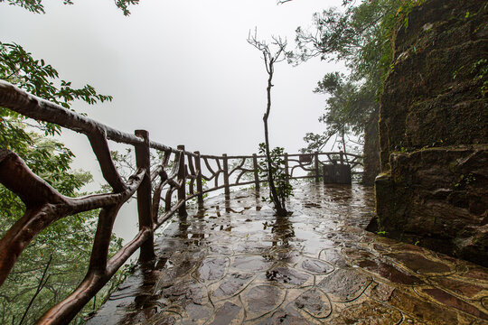 北帝山景区登山步道