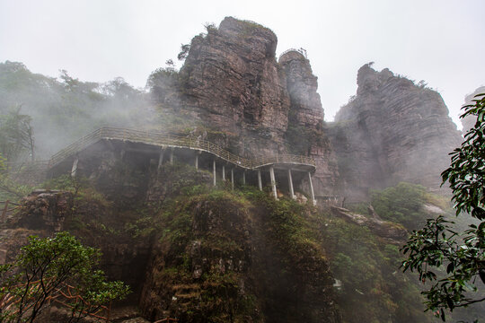 北帝山旅游风景区石桥山