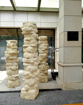 石材装饰柱圆柱建筑工程