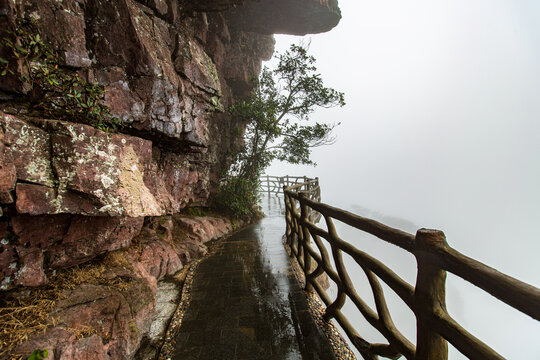 北帝山旅游风景区观景长廊