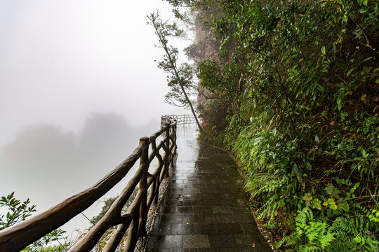 北帝山旅游风景区栈道