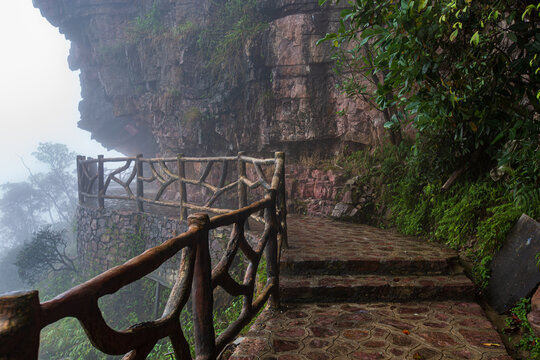 北帝山旅游风景区栈道