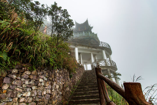 北帝山旅游风景区观景台