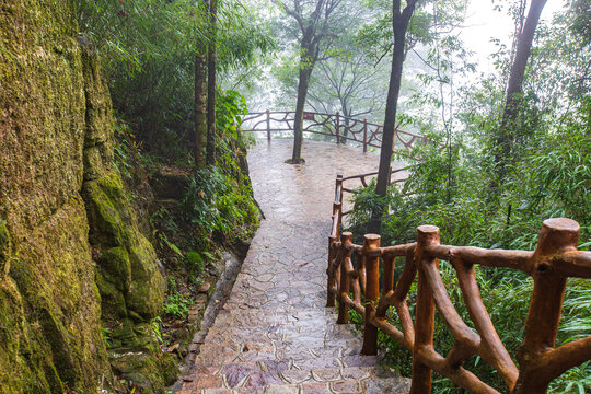 北帝山旅游景区观景台