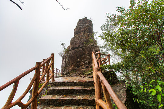 北帝山旅游景区山石