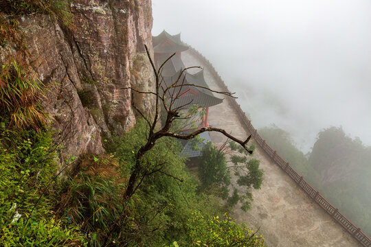 北帝山旅游景区迎客台