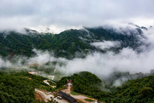 北帝山风景区云雾