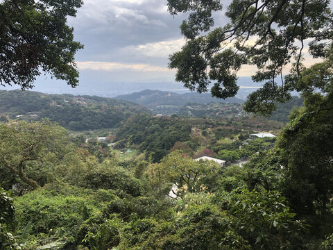 台湾台北阳明山山景