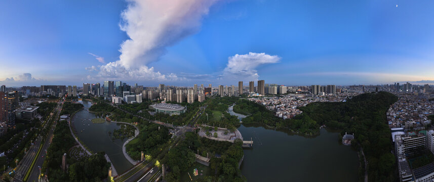 南海千灯湖全景