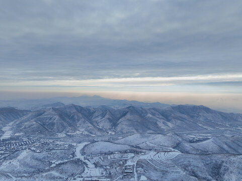 太行山雪雾