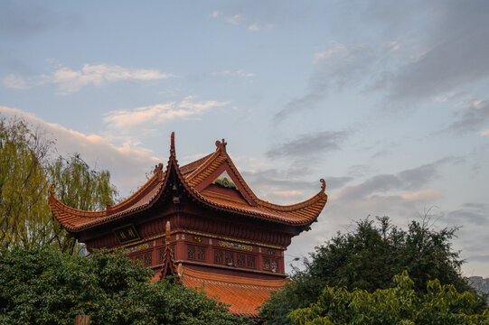 湖南长沙古开福寺