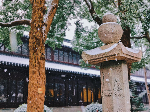 雪中天宁寺