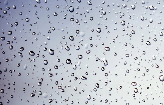 玻璃水滴雨水