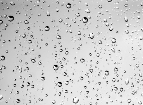 玻璃水滴雨水下雨天玻璃窗