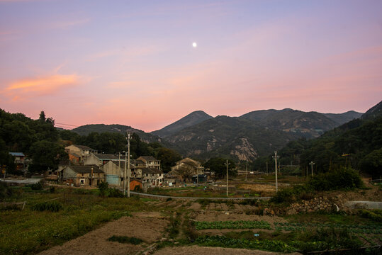 福建大嵛山岛晚霞