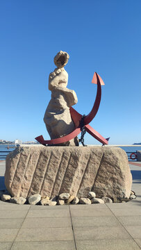 海边雕塑