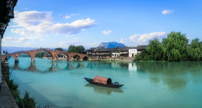 塘栖古镇全景