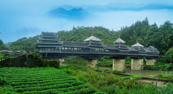 广西柳州程阳八寨风雨桥