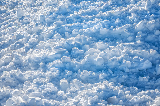 库伦淖尔冬季雪景自然风光