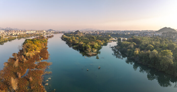 桂林市漓江江心洲湿地