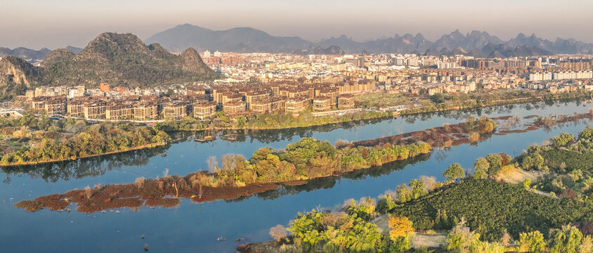 桂林市漓江江心洲湿地