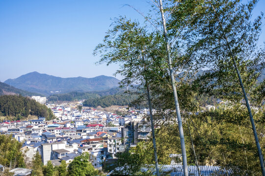 竹林里的小山村