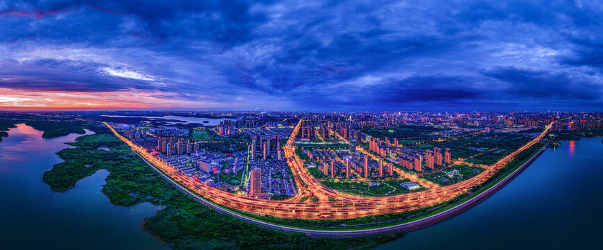 合肥西二环路夜景