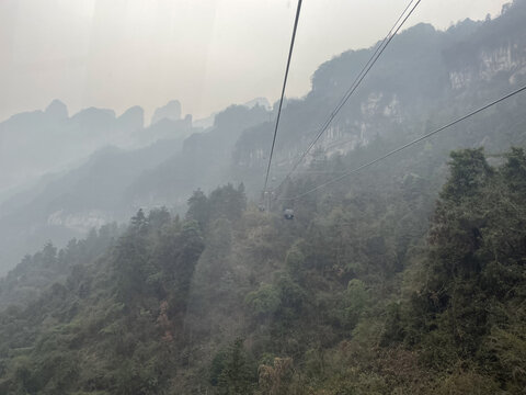 湖南张家界天门山风景区