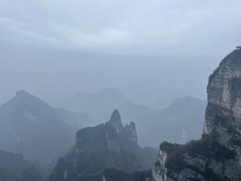 湖南张家界天门山风景区