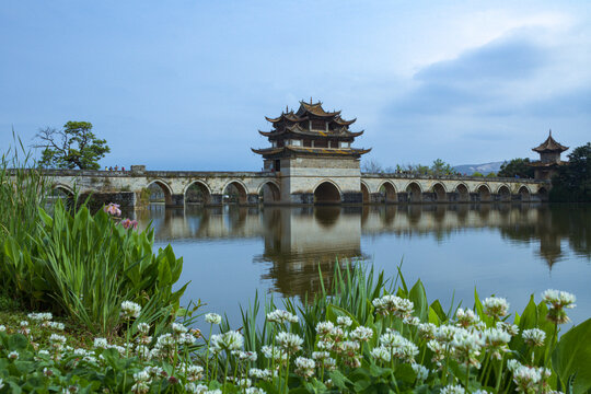 云南建水十七孔桥景观