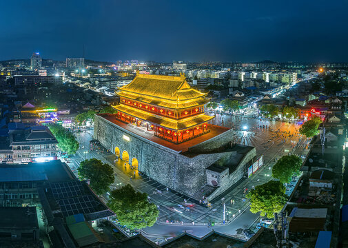 明中都鼓楼夜景