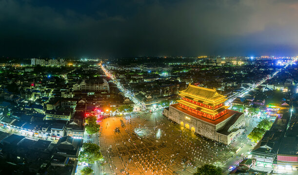 明中都鼓楼夜景