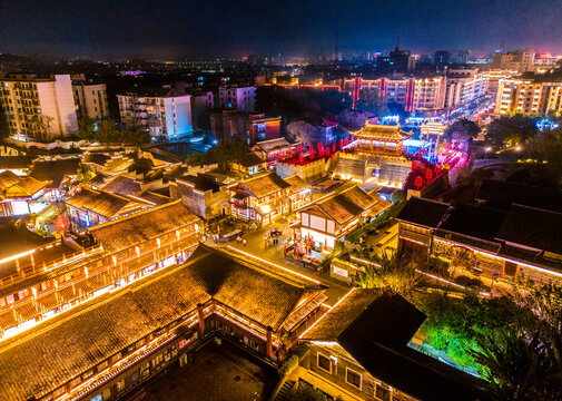 赣州郁孤台夜景