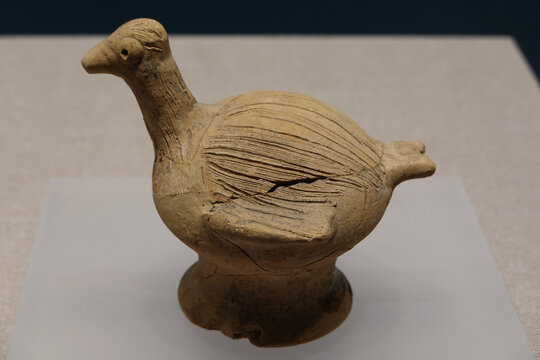 叙利亚文物鸟形陶罐