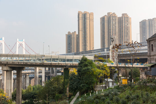 城市建筑高架桥