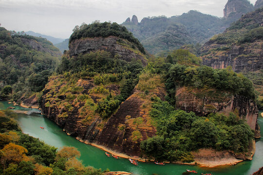 武夷山九曲溪漂流