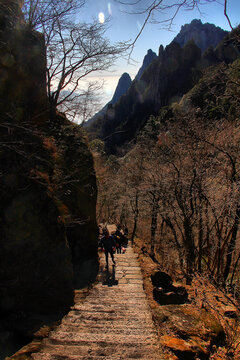 黄山登山路