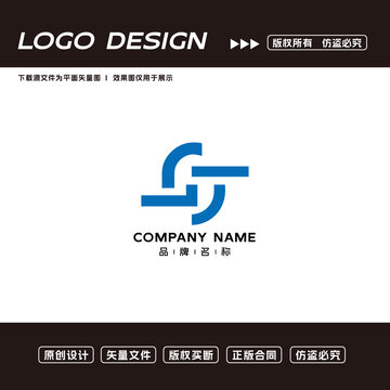 J字母logo标志