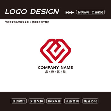 爱心logo标志