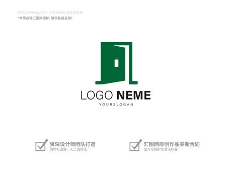 非凡木门logo