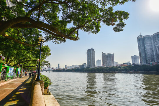 广州珠江城市风光