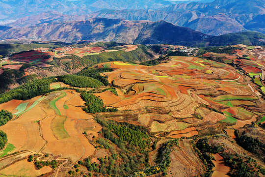 东川红土地风光