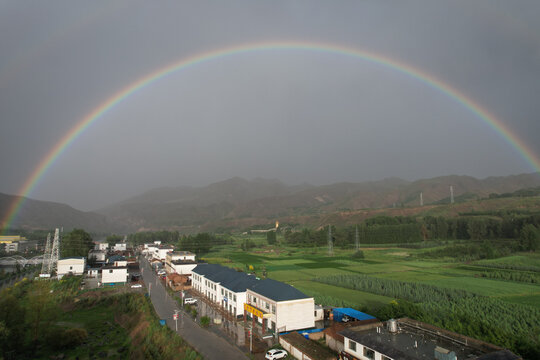 甘肃张掖肃南裕固族自治县彩虹