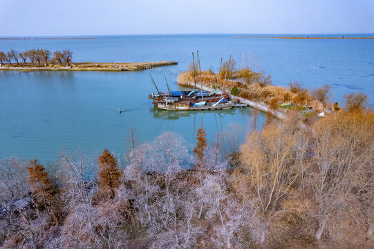 苏州太湖冬季色彩斑斓